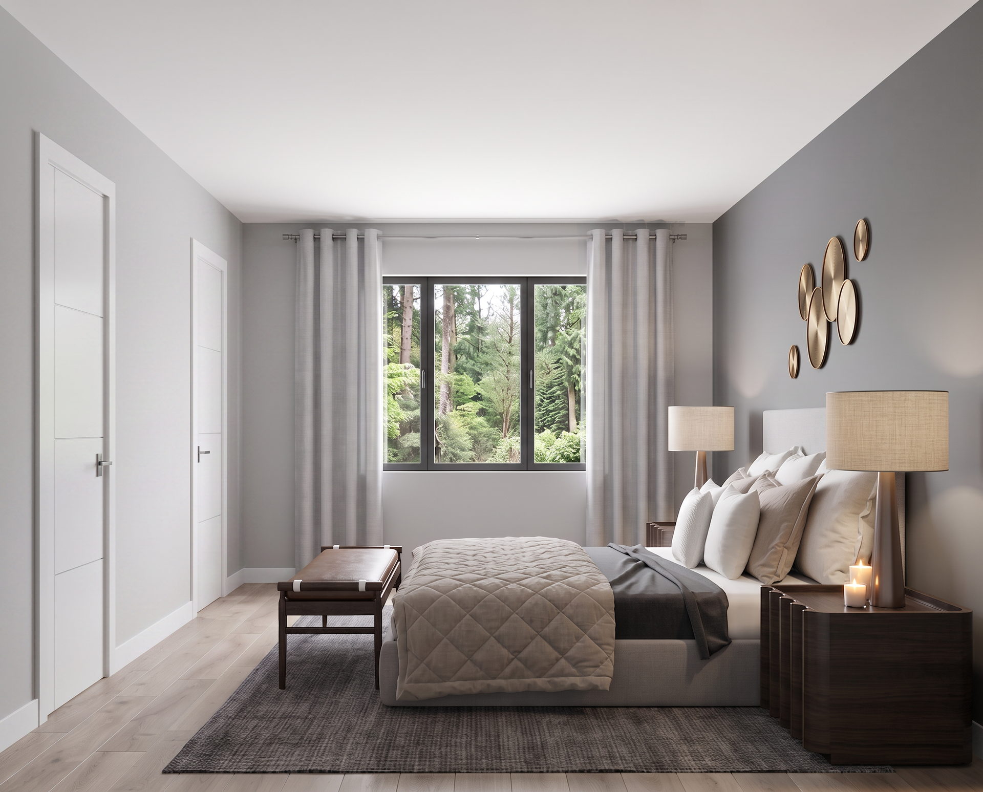The Mist — Primary bedroom