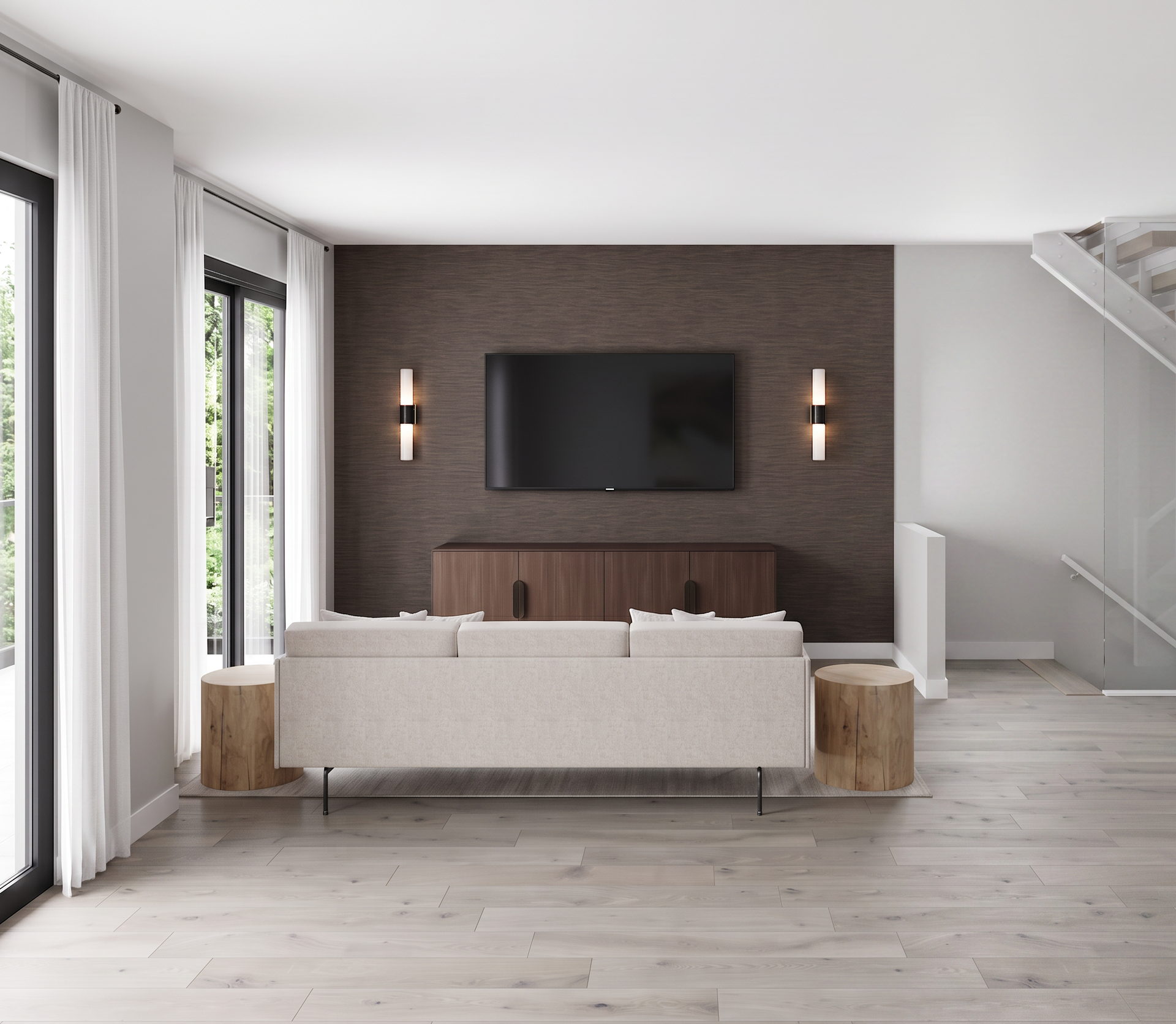 The River — Living room