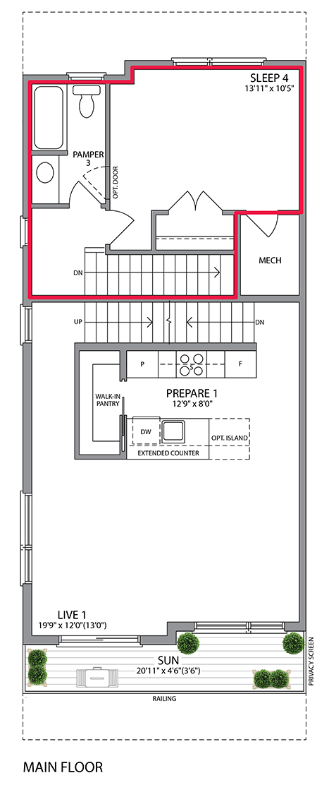 The Spray Main Floor