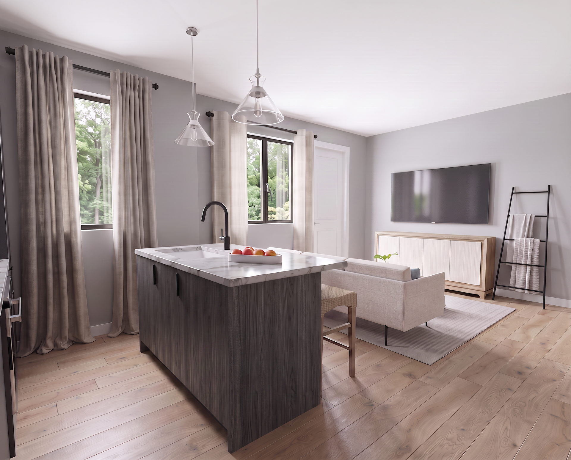 The Spray — Secondary suite kitchen